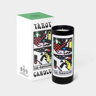 Tarot Magician Candle - 6" Tall & 60 Hr, Bergamot & Cedar