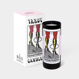 Tarot High Priestess Candle - 6" Tall & 60 Hr Burn, Berries