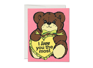 Love You the Most love greeting card