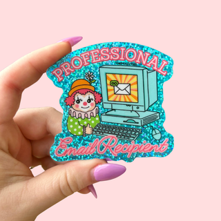 Professional Email Recipient Glitter Sticker