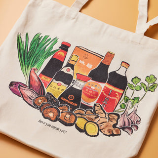 Asian Sauces Tote Bag