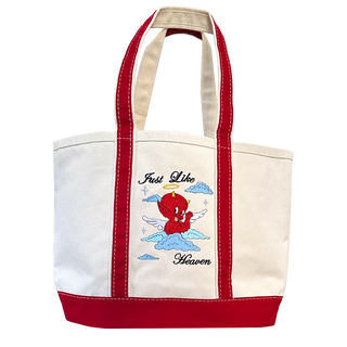 Just Like... BiG Canvas Tote Bag Vintage Inspired