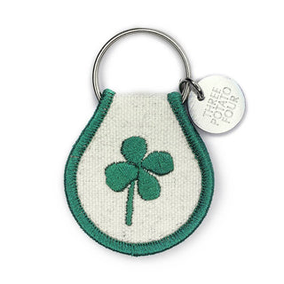 4 Leaf Clover Patch Keychain